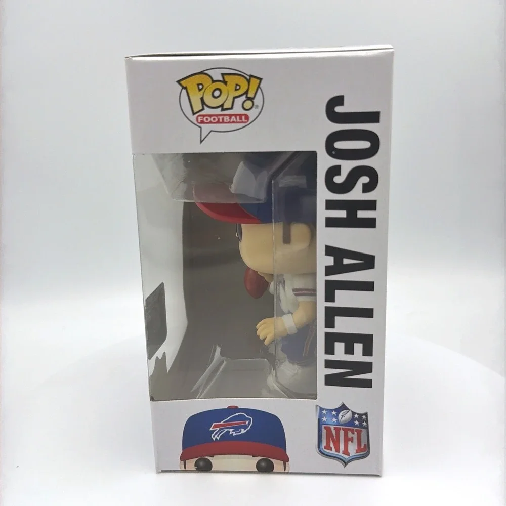 Funko Pop Josh Allen Vinyl Figure NFL‎ Buffalo Bills 109 Blue White Excellent